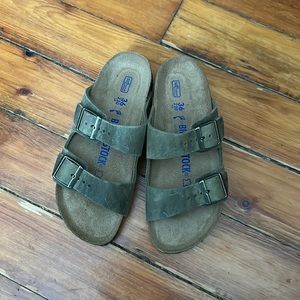 NEW Leather Birkenstock Arizona